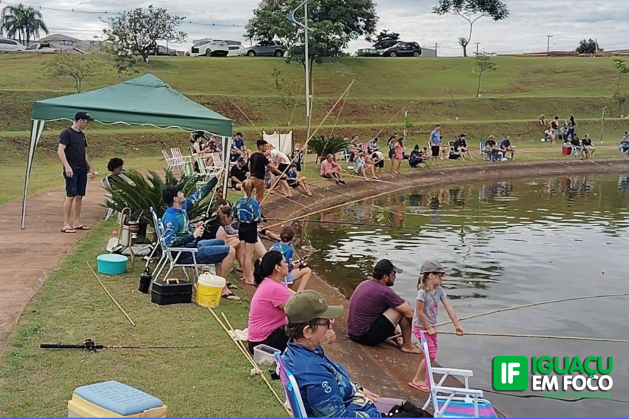 Pesca no Lago de Missal arrecada mais de 250 kg de alimentos