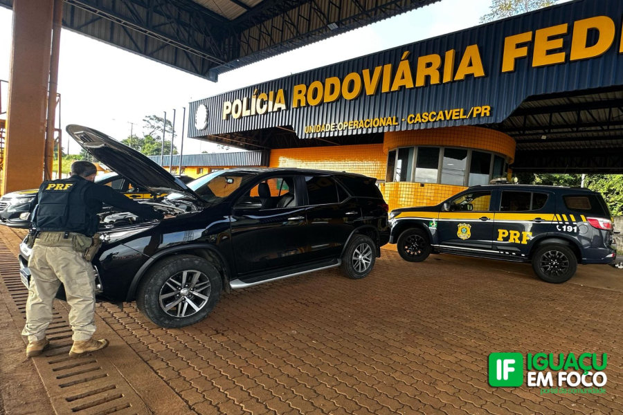 PRF recupera veículo furtado e prende suspeito por receptação na BR-277, em Cascavel